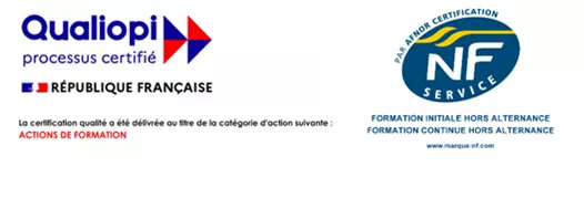 Logo qualiopi et NF214